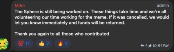 Команда Dogwifhat на Vegas Sphere с&nbsp;вероятностью 90% будет реализовывать план