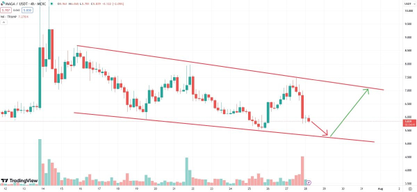 Курс токена-мема MAGA рухнул перед выступлением Дональда Трампа
Курс токена-мема MAGA рухнул перед выступлением Дональда Трампа