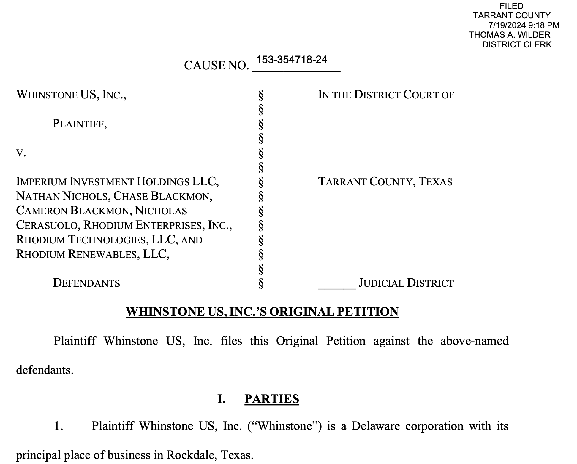 Дочерняя компания Riot Whinstone US подает в&nbsp;суд на&nbsp;бывшего партнера по&nbsp;Rhodium из-за потока доходов